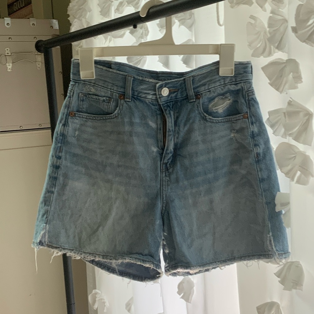 American Eagle Outfitters Light Blue Jean Shorts